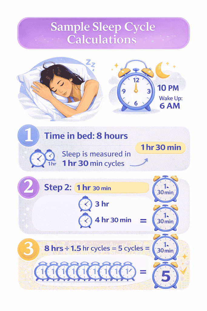 Sample Sleep Cycle Calculations